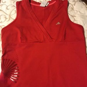 Red Adidas top